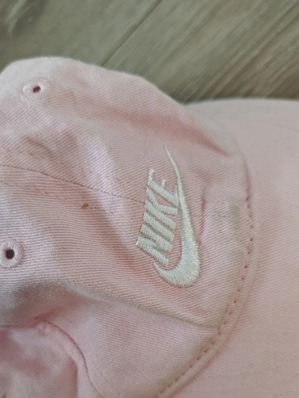 Kids Infant Nike Light Pink Baseball Cap with White Swoosh